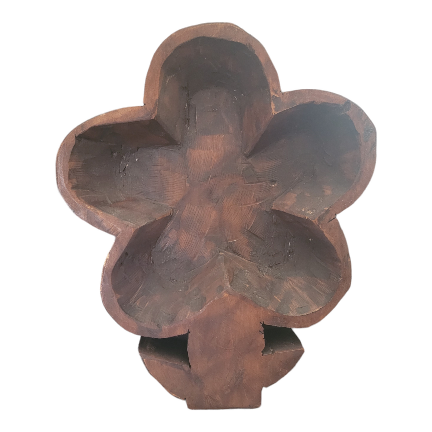 Flower Wooden Bowl